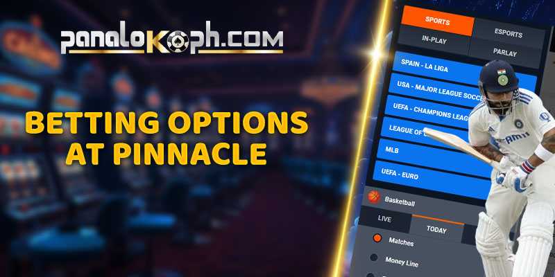 Betting Options at Pinnacle